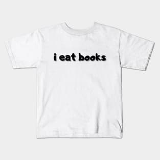 i eat books Kids T-Shirt